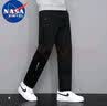 NASA MARVEL休闲裤男春秋季运动长裤休闲男裤潮流学生宽松大码男装 黑色束口 2XL （建议140斤-155斤） 实拍图