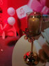 浅檬欧式浪漫烛光晚餐水晶容器结婚纪念生日氛围蜡烛台餐桌套装饰摆件 花瓣水晶烛台三件套【配蜡烛】 晒单实拍图