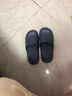 安尚芬拖鞋男士夏季新款室内家居简约轻便洗澡防滑踩屎感情侣凉拖鞋女 藏青 40-41 适合39-40（内长250MM） 实拍图