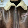 【商场同款】AK男装轻复古系列B-3款厚外套男冬季休闲仿皮皮衣1904240 棕色1904240 S 晒单实拍图