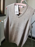 恒源祥 纯羊毛背心男马甲秋季套头V领针织羊毛衫坎肩内搭无袖男式毛衣 实拍图
