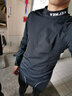 卡尔美（KELME）运动弹力紧身衣男加绒加厚保暖高领健身服足球打底衫男童 黑色 S/165 实拍图