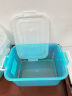 茶花收纳盒储物箱塑料箱家用药箱药盒便携手提式8.5L 1只装 蓝色 晒单实拍图