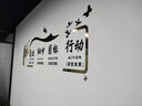 茂语公司企业文化办公会议室墙面装饰背景墙激励志标语文字3d立体贴纸形象墙定制 0042横版-整套态度细节（金镜+黑色） 中号（宽2.0米 高0.59米） 实拍图