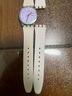 Mtin斯沃琪Swatch橡胶硅胶表带GB274 SUOB704原创炫彩手表带男女代用 裸粉色 17mm 实拍图