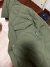 鸭鸭新款衬衫羽绒服男短款翻领2025年冬季新款轻薄便携保暖外套上衣Y 2370军绿色 185/100A(XXL) 实拍图