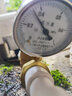一靓 黄铜家用减压阀净水器热水器热熔接头ppr25减压阀 自来水6分ppr接头 A2款:4分 PPR20 带有压力表 白色 实拍图