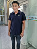 蓝之旺 工作服定制印字印logo夏季工衣男短袖polo文化衫t恤订做4S店工装 舒适款藏青色 XL 实拍图