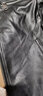 PERCOOL机车服真皮皮衣青年男士头层纯牛皮骑行皮夹克潮流摩托车服外套 黑色 (头层牛皮) 4XL号 建议180-190斤 晒单实拍图