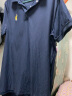 传奇保罗  POLO衫男夏季休闲男装翻领上衣潮流短袖男 深蓝色 3XL-160左右 晒单实拍图
