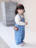 优奇女宝宝牛仔背带裤套装裤子婴幼儿可爱超萌女童春秋季外出衣服爬服 背带裤【不含上衣】 80 实拍图