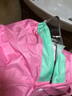 lemonkid儿童雨衣男女童小学生环保雨披大书包位 粉色蛋糕 XXL 实拍图