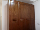 光明家具 实木大衣柜橡木衣柜中式柜子卧室衣柜 2171 四门衣柜 实拍图