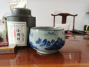 来尊茶洗大号特大家用笔洗陶瓷青花瓷茶具配件洗茶碗茶道零配水盂水洗 老陶泥茶洗【千里江山】简装 晒单实拍图