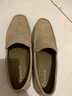 水木苒豆豆鞋男时尚百搭英伦反绒透气潮休闲韩版懒人乐福夏一脚蹬驾车鞋 卡其色  44 实拍图