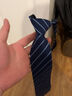 高川 拉链领带8cm正装商务男士懒人新郎结婚易拉得职业装 喜庆酒红斜纹 实拍图