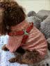 阿莫尔小狗狗衣服秋冬款泰迪比熊博美小型犬幼犬猫咪衣服宠物针织毛衣 粉色 S 具体参考背长胸围 实拍图