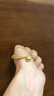 赛菲尔黄金手链女足金铃铛花丝古法金珠手链手串送生日礼物 约7.10克（工费239元） 实拍图