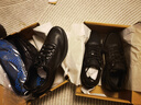 强人户外休闲运动皮鞋 3515备勤训练鞋 头层牛皮时尚通勤男鞋 黑色 44 实拍图