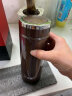 希诺长效保温杯男大容量成人车载水杯过滤茶杯子轻量全钢耐磨送礼长辈 新升级B款-360ml栗色-3010 实拍图