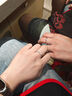 s925纯银【鞠婧祎同款】简单爱情侣对戒蝴蝶结情人节礼物送女朋友 简单爱情侣对戒 专柜包装 实拍图