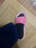 惠夫人拖鞋男室内夏季防滑软底洗澡家用情侣平跟女士家居家浴室凉拖鞋 【简约/轻】粉红 36-37 （适合35-36码穿） 实拍图