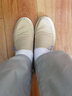 老人头男士布鞋日常休闲鞋男鞋软底透气帆布鞋一脚蹬懒人鞋子老北京布鞋 卡其 42 实拍图