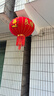 磊强 结婚喜字大红灯笼婚庆阳台大门植绒中式婚礼布置装饰红灯笼挂饰 60#鸳鸯喜直径38厘米一对 实拍图