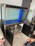 森森（SUNSUN）鱼缸水族箱含鱼缸过滤器灯大型金鱼缸 黑色 H2Y 1.2米长49cm宽底滤 带棉+滤材 实拍图
