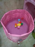 诺澳 婴儿游泳池大号家用室内儿童游泳桶免充气泳池宝宝洗澡桶 70x80cm夹棉粉色狗狗款-均码脖圈 实拍图