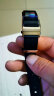 硅胶手表链适用华为watch1 B5手环荣耀S1华米三星手表配件超薄表带男士 黑色-玫瑰金扣 18mm 晒单实拍图