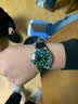 豪利时（ORIS）瑞士手表 潜水系列运动绿盘日历表带自动机械男表送男友 43.5mm橡胶73377304157RS 实拍图