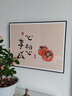 顺吉祥利 猫咪电表箱装饰画遮挡配电箱电闸盒开箱多媒体挂画开关餐厅壁画 B8018心想事成寓意 50*40cm(遮挡40*30)掀盖黑框 实拍图