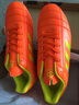 郁克（YUKE）足球鞋男碎钉青年初学训练鞋防滑耐磨四季足球鞋学校队球队球鞋 333桔红 42 实拍图