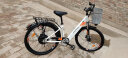 凤凰（Phoenix）电动自行车成人男女士锂电池电动车新国标小型助力电瓶车电单车 【单速】26寸R1辐条轮白色 10AH电动续航40公里 实拍图