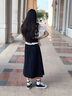 人本女鞋黑色帆布鞋女2025春季新款百搭学生休闲板鞋轻便软底鞋子透气 黑色 37 实拍图