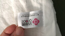 洁丽雅（Grace）浴巾 纯棉7A抗菌浴巾大成人柔软吸水浴巾男女家用加厚裹巾 白色 实拍图