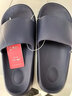 惠夫人拖鞋 男夏天室内浴室防滑洗澡eva软底塑料居家居家用情侣凉拖鞋 时尚升级 黑色 40-41 （适合39-40码穿） 实拍图
