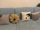 LIVING INC牧场 可爱卡通毛绒抱枕儿童卧室床上靠垫客厅沙发靠枕羊毛简约 荷斯坦牛 45x45cm 枕套 枕芯 实拍图