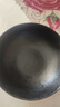 臻三环手工铁锅平底炒菜锅生铁锅无涂层不易粘锅厨房好物单柄铸铁锅 平底加锅耳 36cm 实拍图