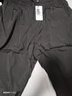 啄木鸟【2条】休闲裤男夏季薄款冰丝潮流修身直筒运动大码百搭九分长裤 8022黑色+8022黑色【两件装】 5XL （建议195-205斤） 实拍图