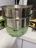 麦滋（MZeat）德国品牌麦滋无涂层电火锅多功能锅料理锅304不锈钢家用分体式电热锅煮烤涮一体锅烤肉烧烤电锅 4L 深锅盘 无涂层多功能锅 实拍图