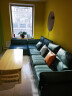 舒和居 沙发 意式极简布艺沙发客厅现代简约沙发免拆洗科技布客厅家具 复古绿 3.2米四人位+贵妃榻 实拍图