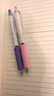 uni三菱中性笔按动UMN-138S波点限定水性笔学生考试专用黑笔商务办公开会财务签字笔双珠耐用 粉色黑芯 UMN-138S 1支装 实拍图