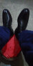 骆驼（CAMEL）轻奢商务皮鞋男士牛皮革简约舒适通勤系带英伦风正装鞋 A142211930  黑色（内增高） 38 实拍图