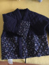 如素慢衣冬季民族风开衫复古撞色拼接棉衣女外套15106 蓝色 均码 晒单实拍图