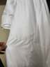 斯诺曼高档100支进口95%白鹅绒羽绒被芯空调被暖气被子1.5*2.1m充190g白 实拍图