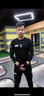禾默运动紧身衣男短T恤健身服长袖速干打底衣高弹训练服篮球跑步骑行 黑树叶短袖 L 实拍图