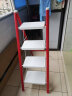 杜邦（DUPONT） 梯子家用人字梯折叠梯凳多功能登高台阶小步梯 四步花架梯【红色】 实拍图