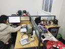时仁（ShiRen）办公家具办公桌椅组合员工桌电脑桌现代简约屏风隔断办公室卡座 十字形四人位【含柜】 实拍图